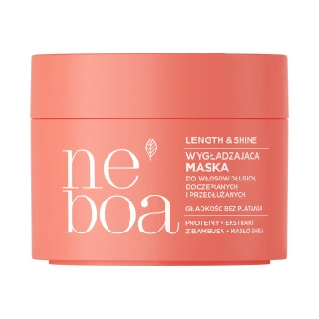 Maska do włosów wygładzająca, Length & Shine, Neboa, 300 ml