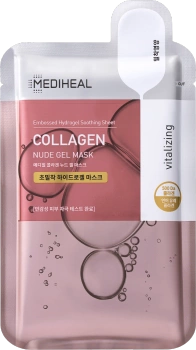 Maska w płachcie do twarzy hydrożelowa rewitalizująca COLLAGEN NUDE GEL MASK, Mediheal, 30 g