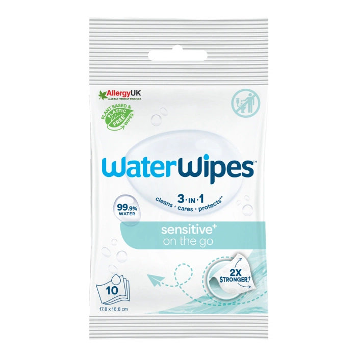 Chusteczki nawilżane BIO, On the Go, WaterWipes, 10 szt.