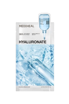 Maska w płachcie głęboko nawilżająca z kwasem hialuronowym, HYALURONATE ESSENTIAL MASK, Mediheal, 24 ml