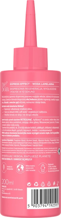Woda lamelarna, Express Effect, Neboa, 200 ml