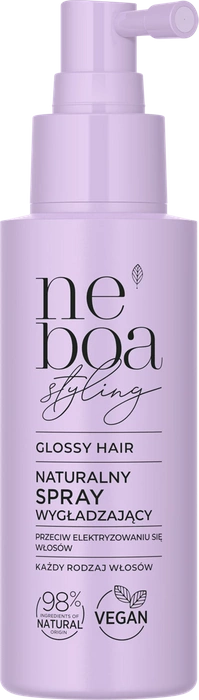 Spray przeciw elektryzowaniu się włosów Glossy Hair, Neboa, 100ml