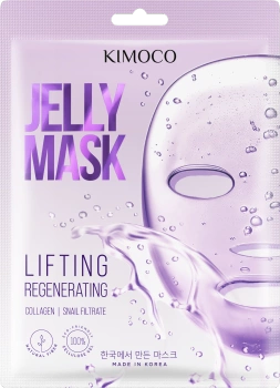 Maska w płachcie liftingująco-regenerująca, Jelly Mask, Kimoco, 23 ml