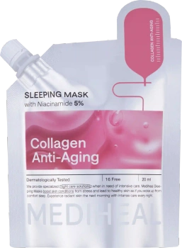 Maska do twarzy na noc ujędrniająca, COLLAGEN SLEEPING MASK, Mediheal, 20 ml