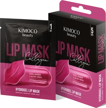 Hydrożelowa maska na usta, Kimoco Beauty, 5szt.