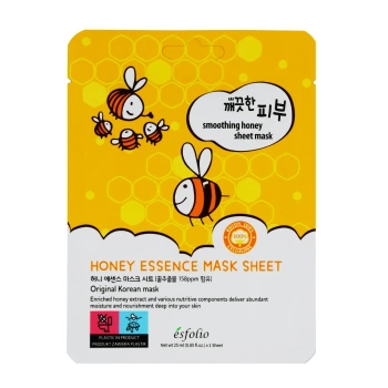 Maska w płachcie z ekstraktem z miodu wygładzająca, Esfolio, 25 ml