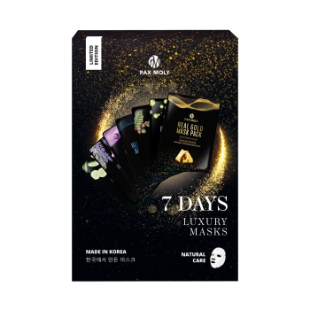 Zestaw masek w płachcie na 7 dni, PAX MOLY