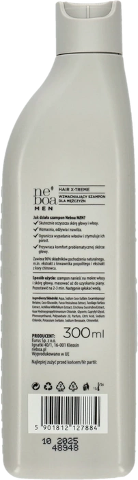 Szampon do Włosów Przeciw Wypadaniu dla Mężczyzn, Neboa, 300 ml