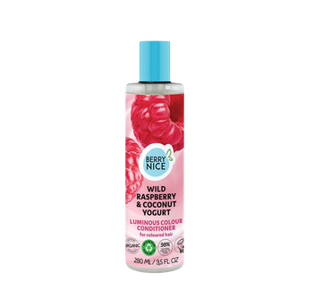  Odżywka Do Włosów Farbowanych Dzika Malina & Jogurt Kokosowy, Berry Nice, 280 ml