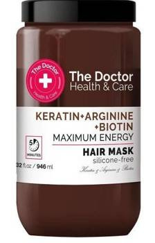 Maska do włosów Wzmacniająca Keratyna + Arginina + Biotyna, The Doctor, 946 ml