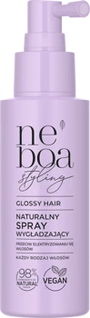 Spray przeciw elektryzowaniu się włosów Glossy Hair, Neboa, 100ml