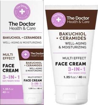 Krem do twarzy 3w1 z bakuchiolem i ceramidami, The Doctor, 40 ml