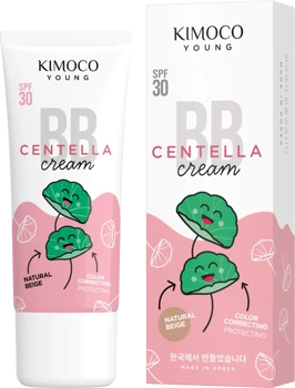 Krem do twarzy BB Centella, Natural Beige, naturalny beż SPF30, 40 ml, Kimoco Young