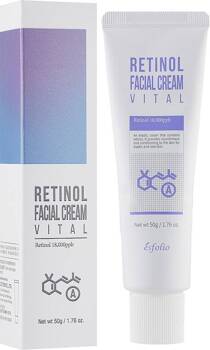 Retinol Facial Cream Vital - Rewitalizujący krem do twarzy z retinolem, Esfolio, 50 ml