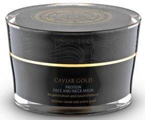  Proteinowa maska do twarzy i szyi z kawiorem i złotem, Caviar Gold,  Natura Siberica, 50 ml