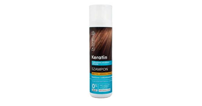 Keratin Szampon do włosów matowych i łamliwych, Dr. Santé, 250ml